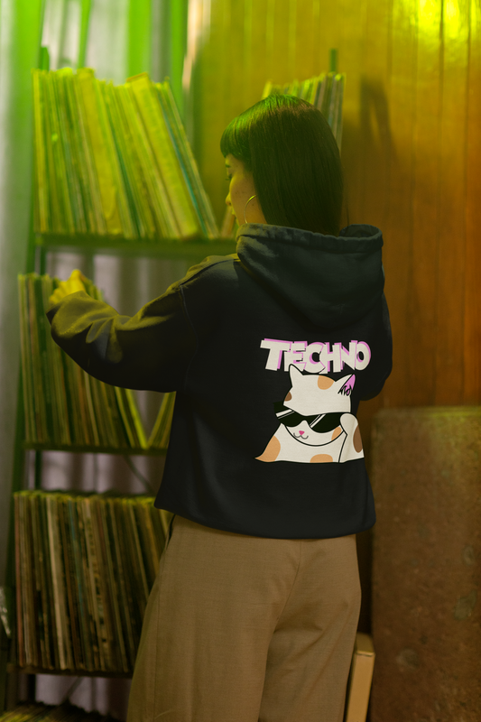 CAT TECHNO SUDADERA UNISEX LIMITADA EDICIÓN