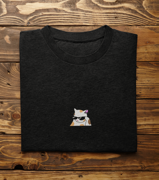 Cool Cat White Vibe Tee