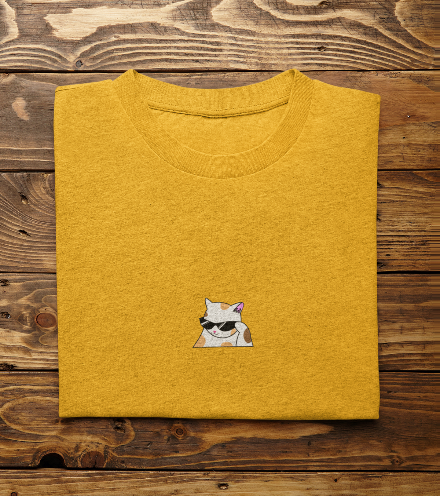 Cool Cat White Vibe Tee