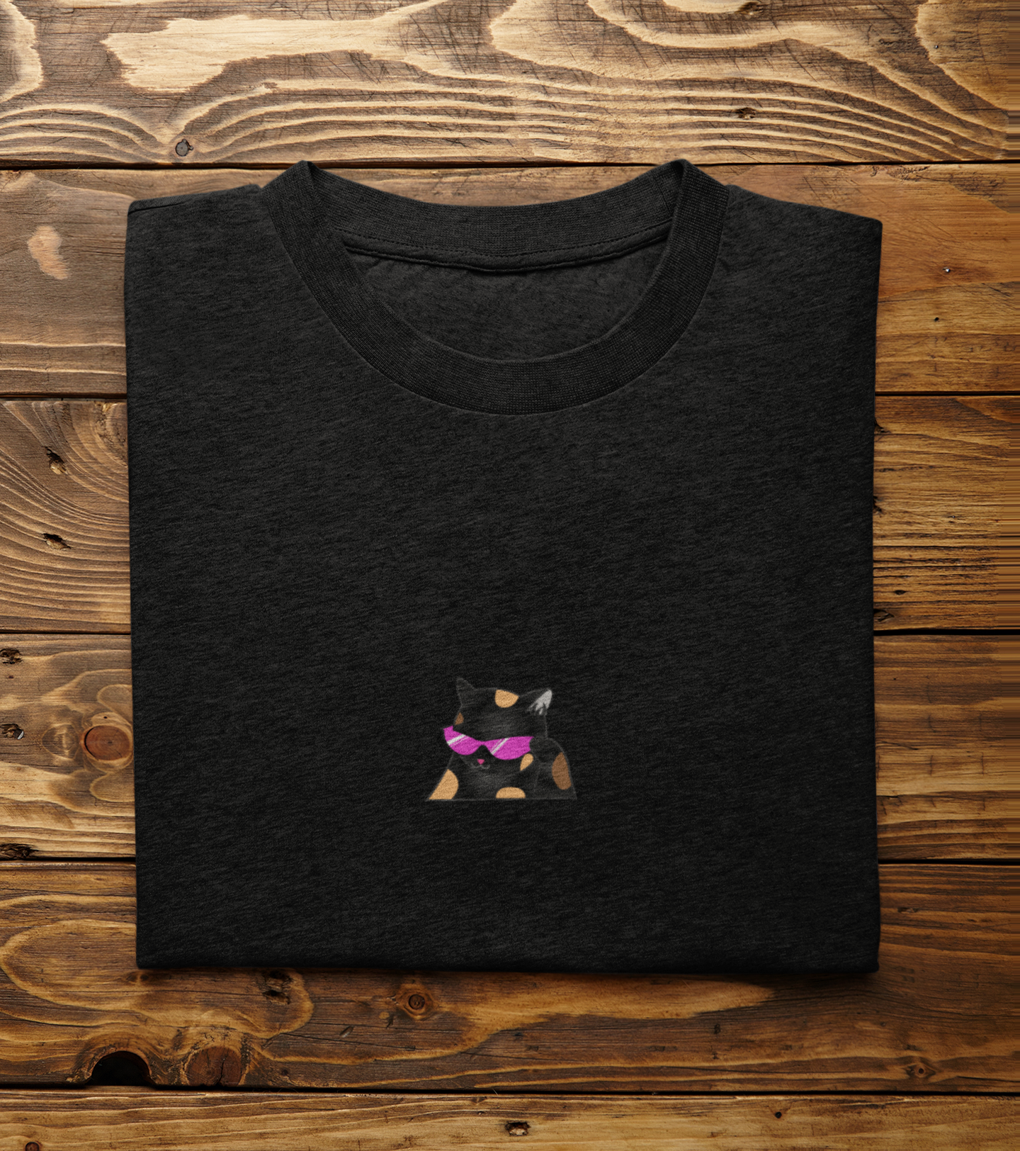 Cool Cat Black Vibe Tee